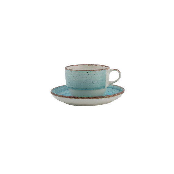 GURAL AVANOS AZZURRO TAZZA THE IMPILABILE Ø CM.23 PEZZI 12