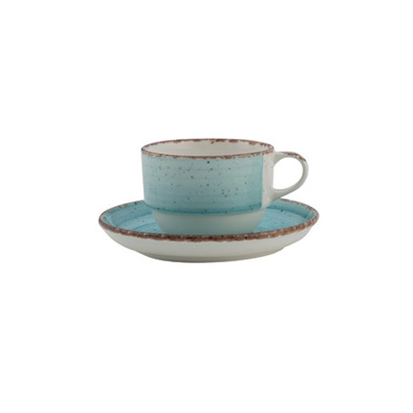 GURAL AVANOS AZZURRO TAZZA THE IMPILABILE Ø CM.23 PEZZI 12