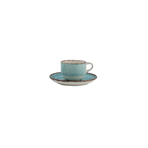 GURAL AVANOS AZZURRO TAZZA CAFFE IMPILABILE Ø CM.9 PEZZI 12