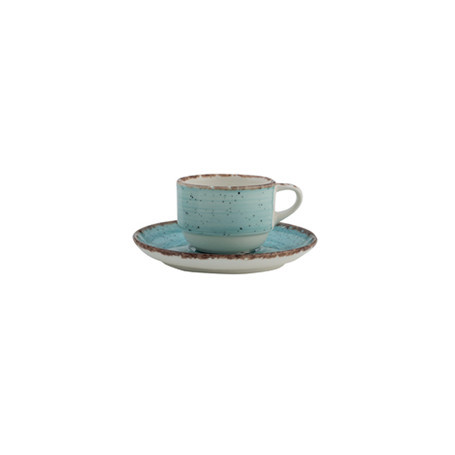 GURAL AVANOS AZZURRO TAZZA CAFFE IMPILABILE Ø CM.9 PEZZI 12