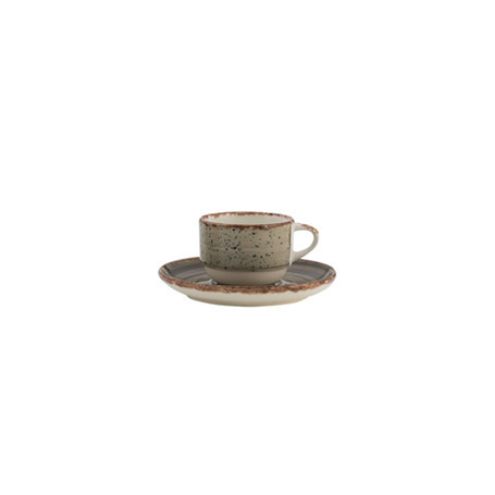 GURAL AVANOS TERRA TAZZA CAFFE IMPILABILE Ø CM.9 PEZZI 12