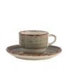 GURAL AVANOS TERRA PIATTINO TAZZA CAFFE PEZZI 12