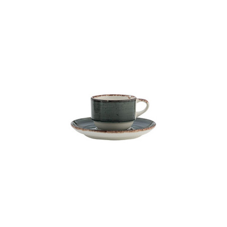 GURAL AVANOS ANTRACITE TAZZA CAFFE IMPILABILE CM.9 PEZZI 12