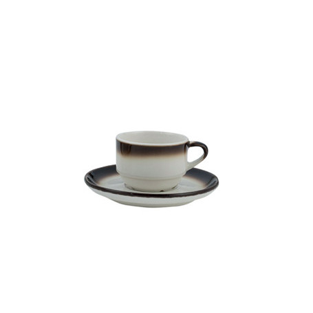 GURAL MARMARIS BROWN PIATTINO TAZZA CAFFE PEZZI 12