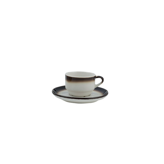 GURAL MARMARIS BROWN PIATTINO TAZZA CAFFE PEZZI 12