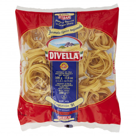 DIVELLA TAGLIATELLE NIDI DI SEMOLA N.91 GR.500