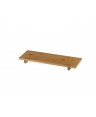 LEONE VASSOIO SUSHI BAMBOO NATURALE RETTANGOLARE CM. 30X11