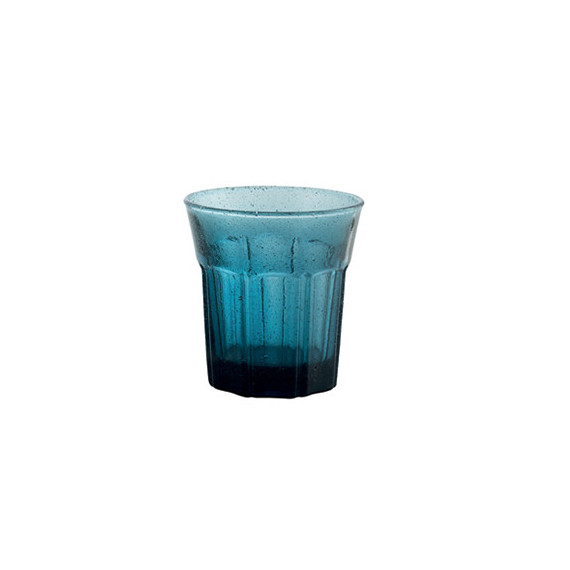 MRI RUSTIC BLU BICCHIERE ACQUA CON BOLLICINE CL.30 PEZZI 6