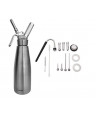 HORECATECH SIFONE SPUME INOX CON ACCESSORI LT.1 PEZZI 1