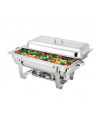 MRI SCALDAVIVANDE INOX CON FORNELLINO RETTANGOLARE CM.63X35 COD.123202