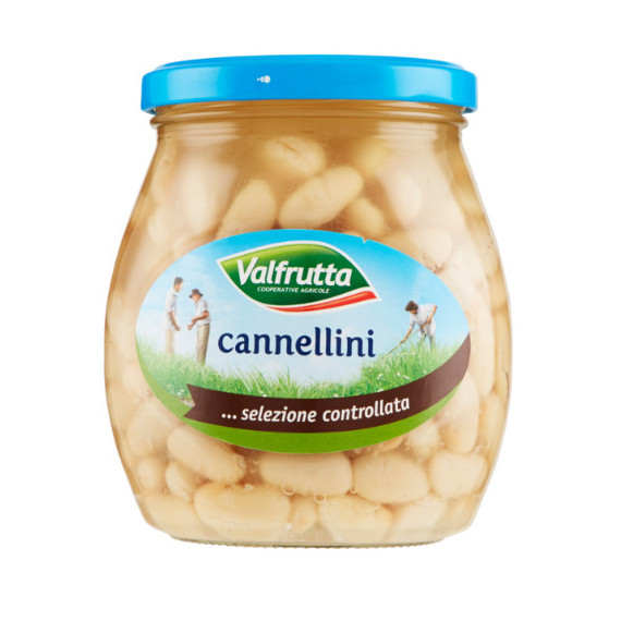 VALFRUTTA FAGIOLI CANNELLINI VETRO GR.570