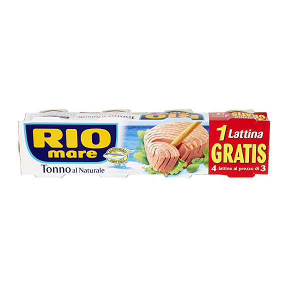 RIO MARE TONNO AL NATURALE 3+1X80 GR