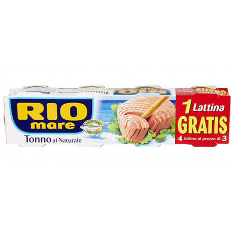 RIO MARE TONNO AL NATURALE 3+1X80 GR