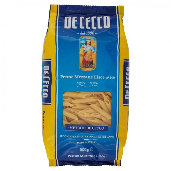 PENNETTE LISCE N.140 GR.500 DE CECCO