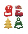 DECORA SET 2 TAGLIAPASTA ALBERO DI NATALE E SCARPONE PLASTICA PEZZI 2