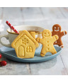 DECORA SET 2 TAGLIAPASTA GINGERBREAD MAN&HOUSE IN PLASTICA PEZZI 2