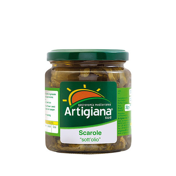 ARTIGIANA SUD SCAROLA CON CAPPERI E OLIVE GR.280