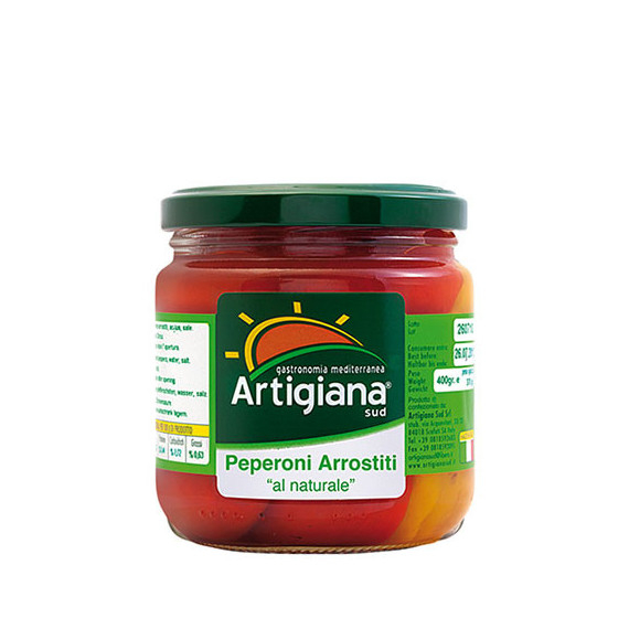 ARTIGIANA SUD PEPERONI ARROSTITI IN OLIO GR.280