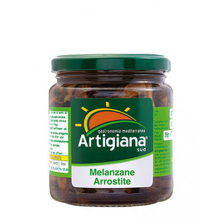 ARTIGIANA SUD MELANZANE ARROSTITE IN OLIO GR.280