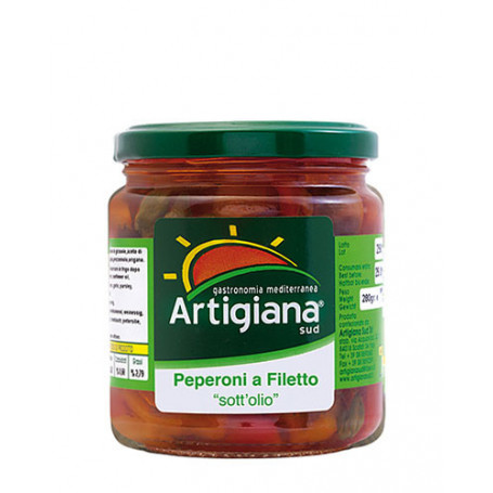 ARTIGIANA SUD FILETTI DI PEPERONI IN OLIO GR.280