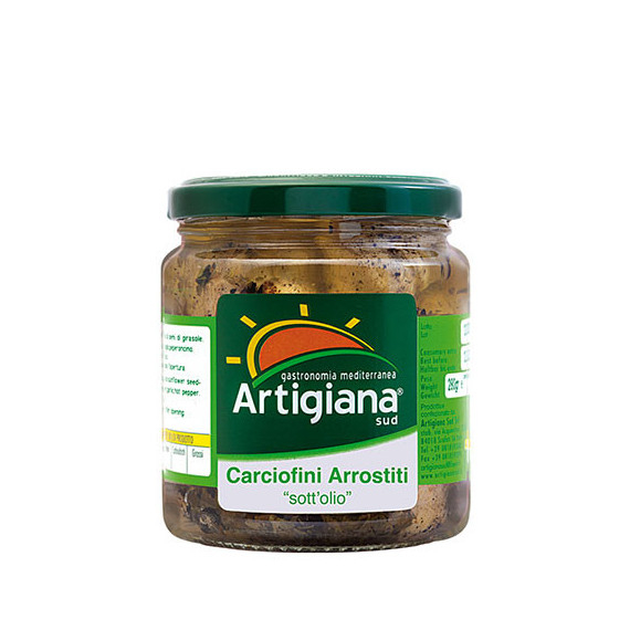 ARTIGIANA SUD CARCIOFINI ARROSTITI IN OLIO GR.280