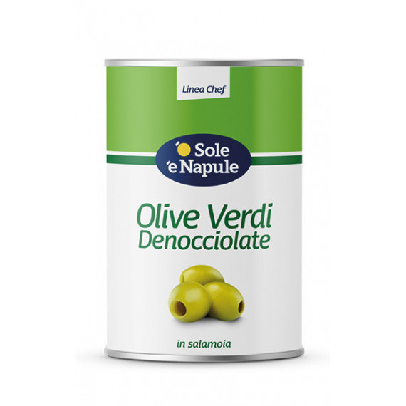 OLIVE VERDI DENOCCIOLATE KG.4,100 O SOLE E N.