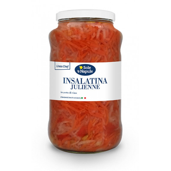 INSALATINA JULIENNE IN ACETO DI VINO KG.2,900 'O SOLE 'E NAPULE