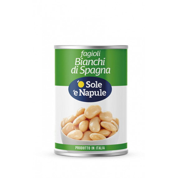 FAGIOLI BIANCHI DI SPAGNA LATTA GR.400 O SOLE