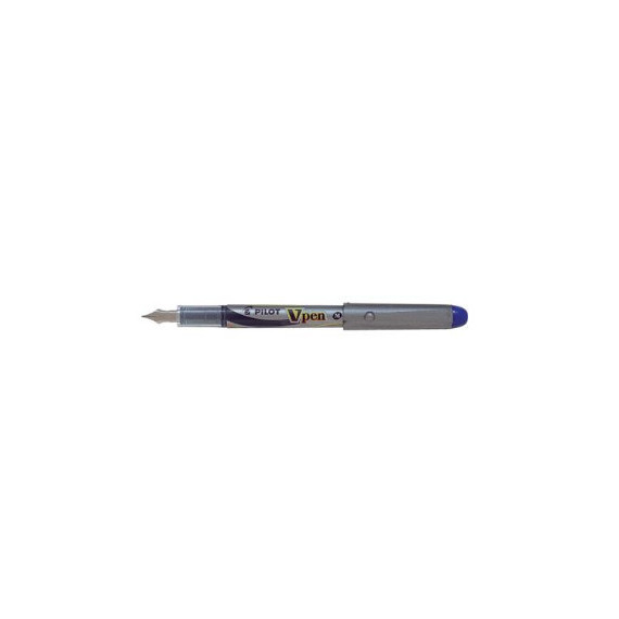 PILOT VPEN PENNE STILOGRAFICA SILVER NERE PEZZI 12