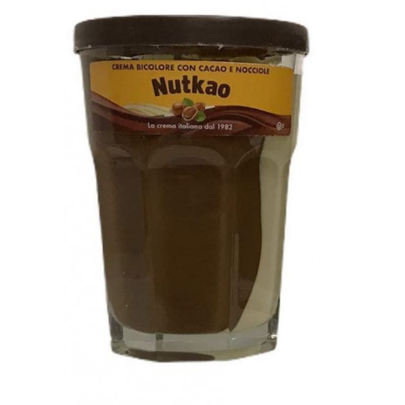 NUTKAO CREMA SPALMABILE BICOLORE BICCHIERE GR.380