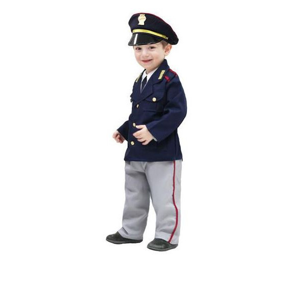 COSTUME PEGASUS POLICE TG.13-18 MESI H.63