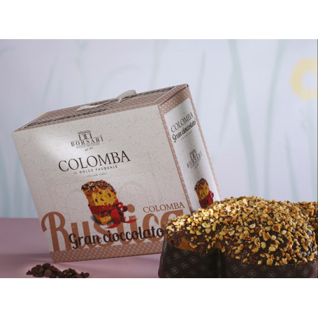 BORSARI I RUSTICI COLOMBA GRAN CIOCCOLATO IN ASTUCCIO KG.1