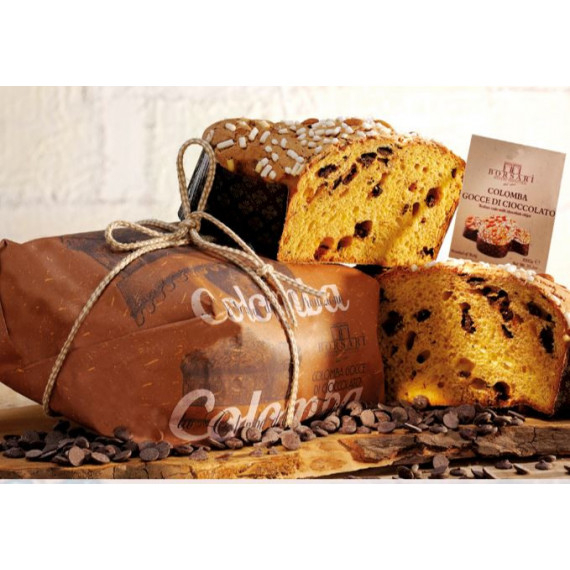 BORSARI I RUSTICI COLOMBA CON GOCCE DI CIOCCOLATO INCARTATA KG.1