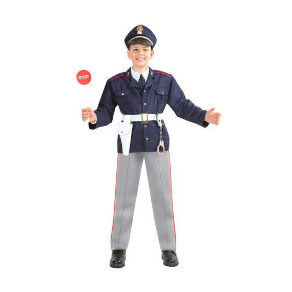 COSTUME PEGASUS POLICE TG.M 6-7 ANNI H.131