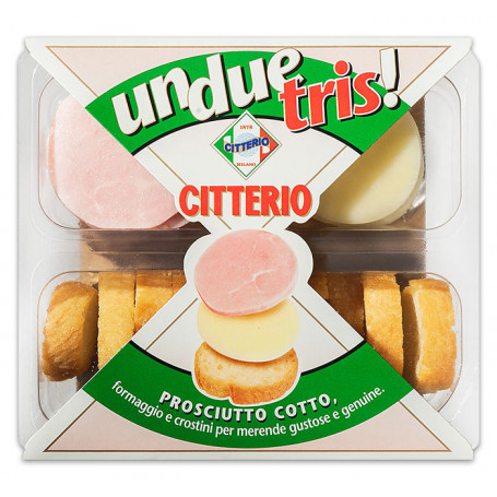 CITTERIO UNDUETRIS PROSCIUTTO COTTO GR.100