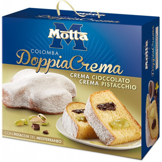 MOTTA COLOMBA DOPPIA CREMA PISTACCHIO E CIOCCOLATO GR.700