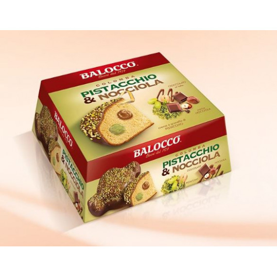 BALOCCO COLOMBA FARCICA PISTACCHIO NOCCIOLA GR.750