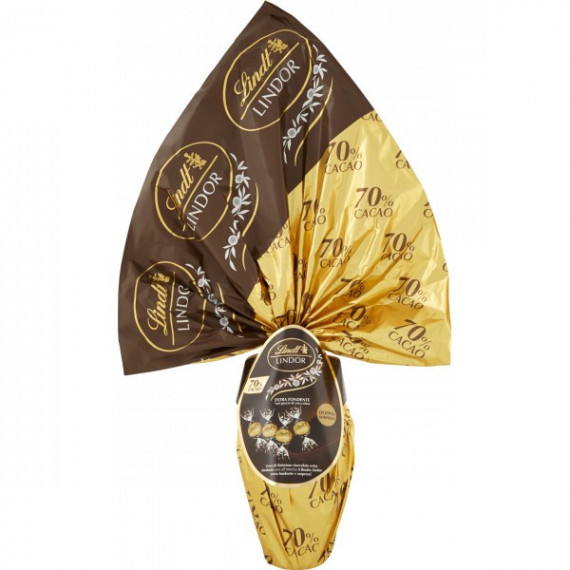 LINDT UOVO CIOCCOLATO EXTRA FONDENTE 70% GR.320