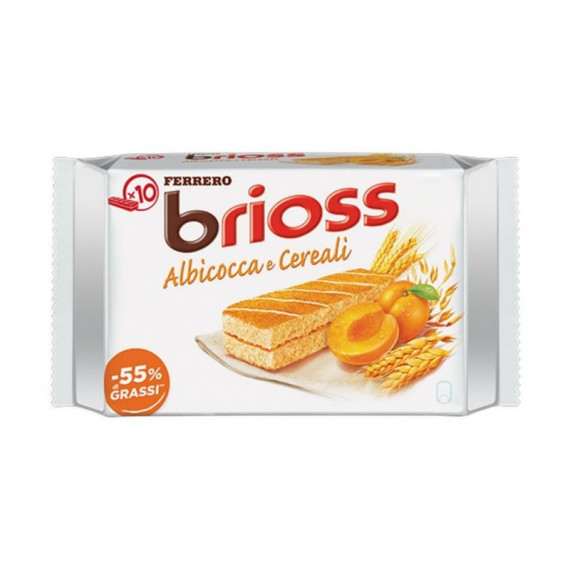 FERRERO KINDER BRIOSS ALBICOCCA E CEREALI GR.280