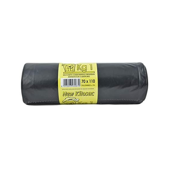 NEW KILOSAC BUSTE N. U. NERE ROTOLO 70X110 KG.1