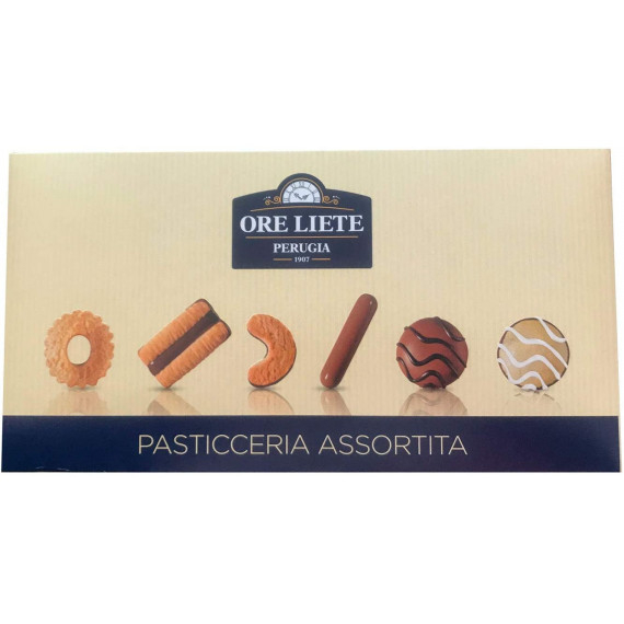 ORE LIETE CONFEZIONE ASTUCCIO PASTICCIERA ASSORTITA GR.300