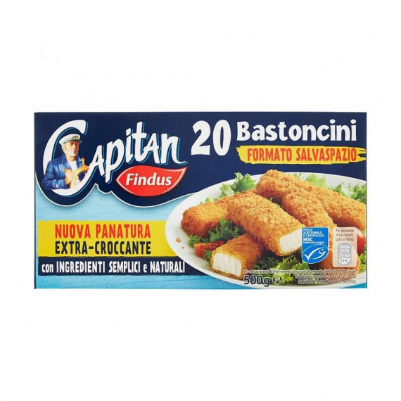 FINDUS BASTONCINI DI PESCE 20 PEZZI GR.500