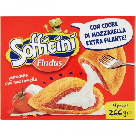 Copia di FINDUS SOFFICINI PROSCIUTTO COTTO E MOZZARELLA GR.266