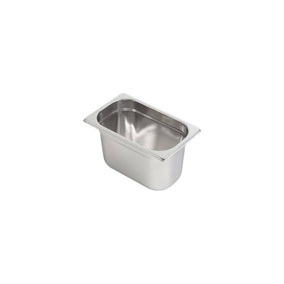 BACINELLA INOX GN 1/4 H.15 CM.26,5X16,2