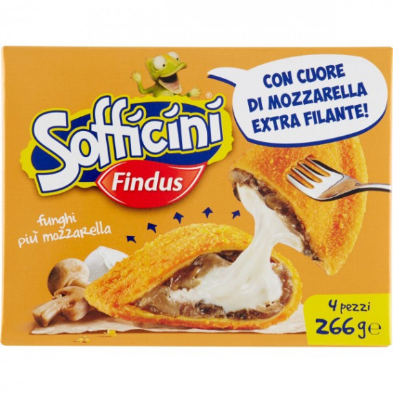 FINDUS SOFFICINI FUNGHI E MOZZARELLA GR.266