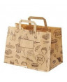 LEONE BUSTA SHOPPER CARTA CM.32X20 H.23 PEZZI 50