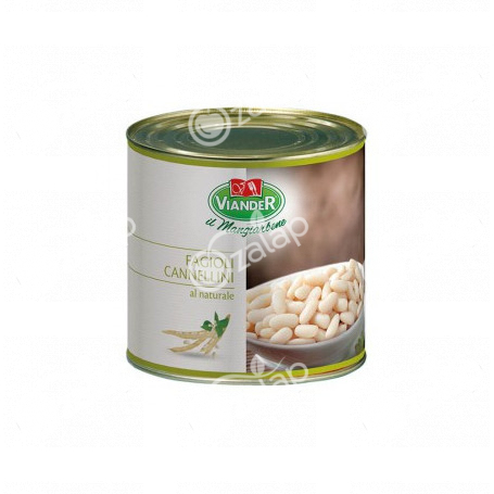 VIANDER FAGIOLI CANNELLINI AL NATURALE KG.2,6