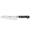 Zwilling pro rocking coltello santoku alveolato forgiato cm.18