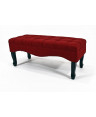 PANCA TESSUTO BORDEAUX CM.99X39 H43,5