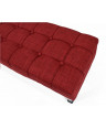 PANCA TESSUTO BORDEAUX CM.99X39 H43,5